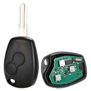 Llave de mando a distancia 2 botones, para Renault sandero 2008-2016