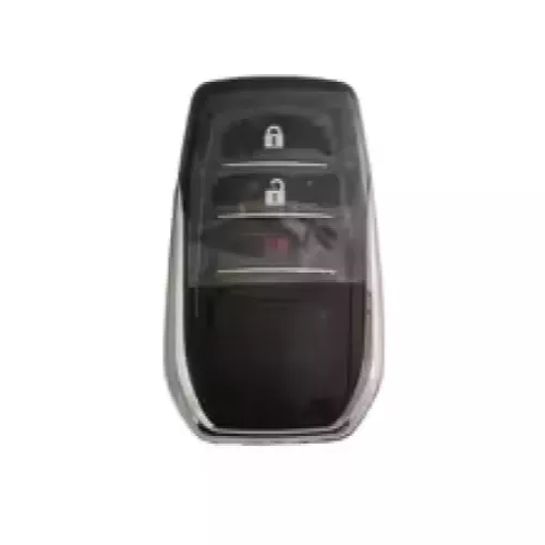 Carcasa llave de proximidad Toyota Txl, Land Cruiser, Prado 2019-2024 3btn - Imagen 2