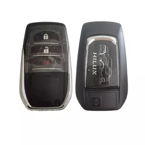 Carcasa llave de proximidad Toyota Txl, Land Cruiser, Prado 2019-2024 3btn